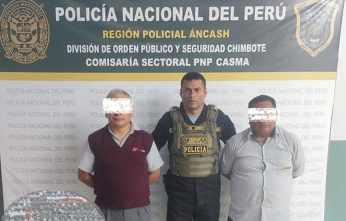 Detienen a dos choferes por presuntos tocamientos indebidos a una pasajera en Casma