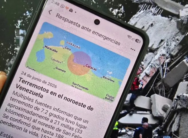 Facebook activa plataforma para que venezolanos comuniquen que se encuentran bien tras terremoto