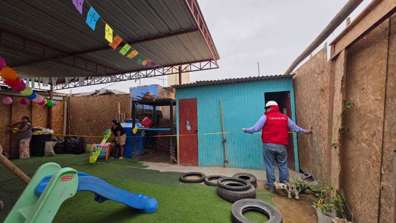 Obra paralizada desde agosto de 2025 afecta a niños de colegio inicial en Huarmey