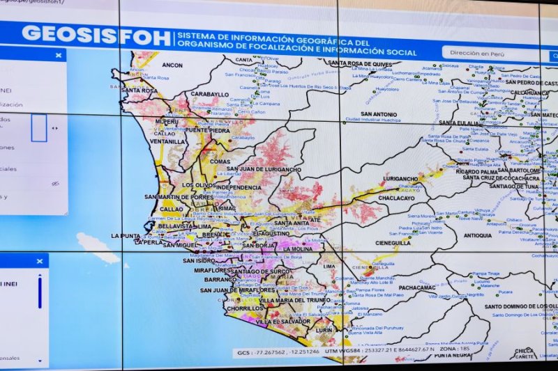Presentan el GeoSISFOH para fortalecer focalización y mejorar la atención de la población vulnerable