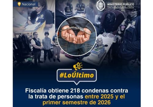 Más de 200 condenas por trata de personas se dictaron entre enero de 2025 y junio de 2026