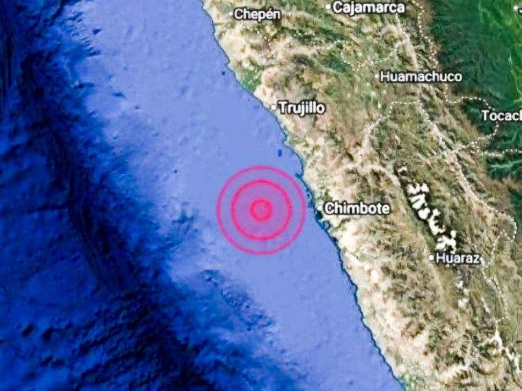 Un sismo de magnitud 5.0 se registra en Chimbote
