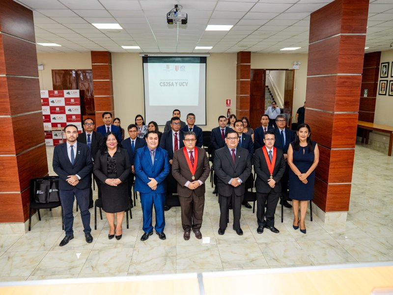 UCV Chimbote y Corte de Justicia del Santa firman alianza para fortalecer la formación de futuros abogados