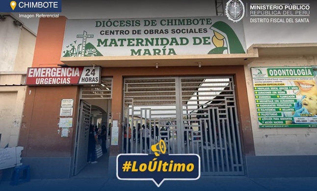 Chimbote: Cuarta Fiscalía de Familia del Santa realiza inspección en la Maternidad de María