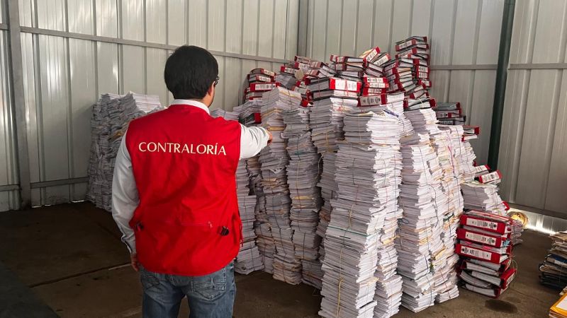 Áncash: Contraloría detecta riesgo en acervo documentario del Gobierno Regional