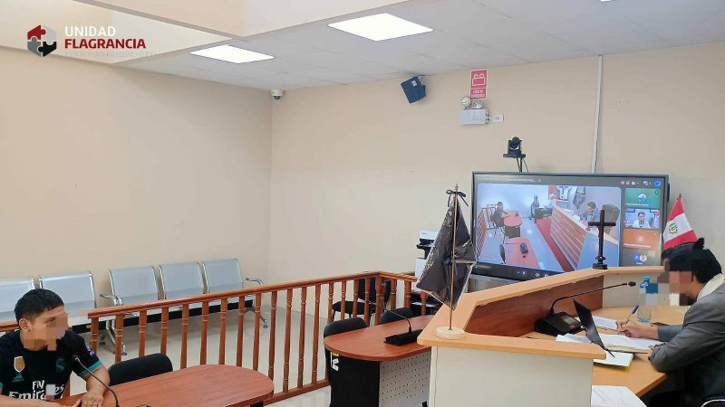 Prisión preventiva para investigado por extorsión a comerciante en Santa