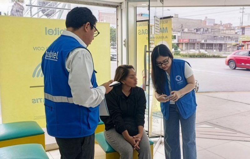 Áncash: Osiptel orientó a más de 200 usuarios durante monitoreo presencial en centros de atención de operadoras