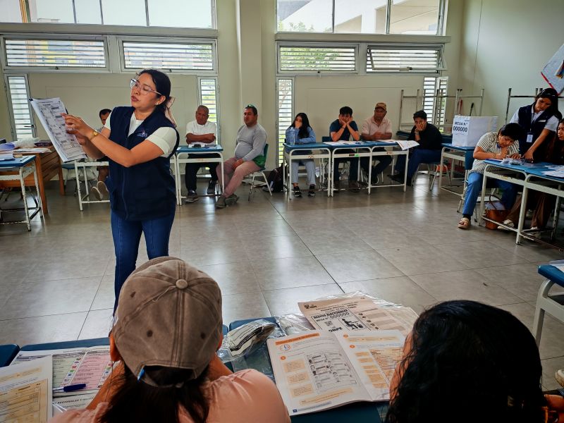 ONPE habilitará 55 locales en Santa y Pallasca para la primera jornada de capacitación de miembros de mesa