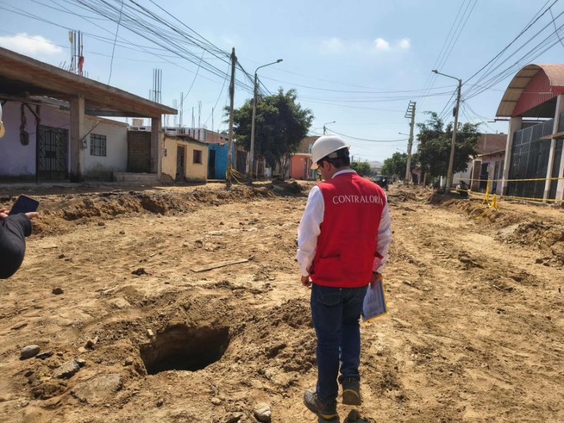 Contraloría alerta que obra vial suspendida en Casma presenta deficiencias e incongruencias técnicas