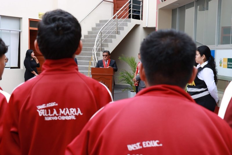 Chimbote: estudiantes de la I.E. Villa María aprenden sobre el Sistema de Justicia a través de la ruta de la flagrancia