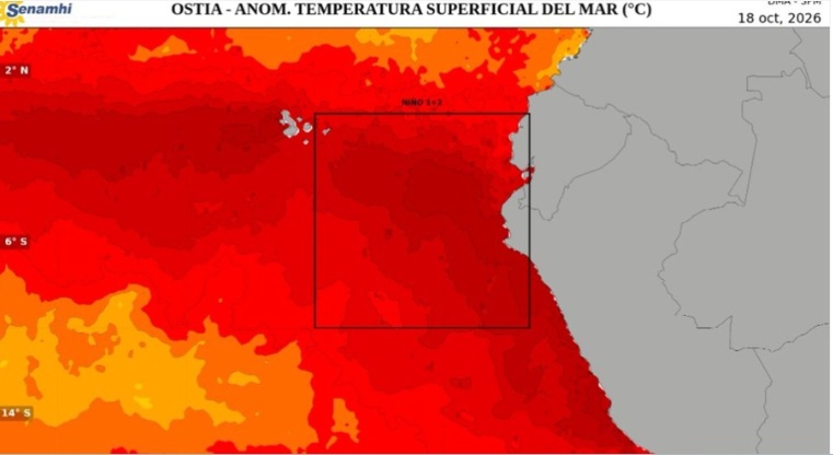 El Niño: lluvias se intensificarán desde noviembre y podrían alcanzar los 300 mm al día en la costa peruana