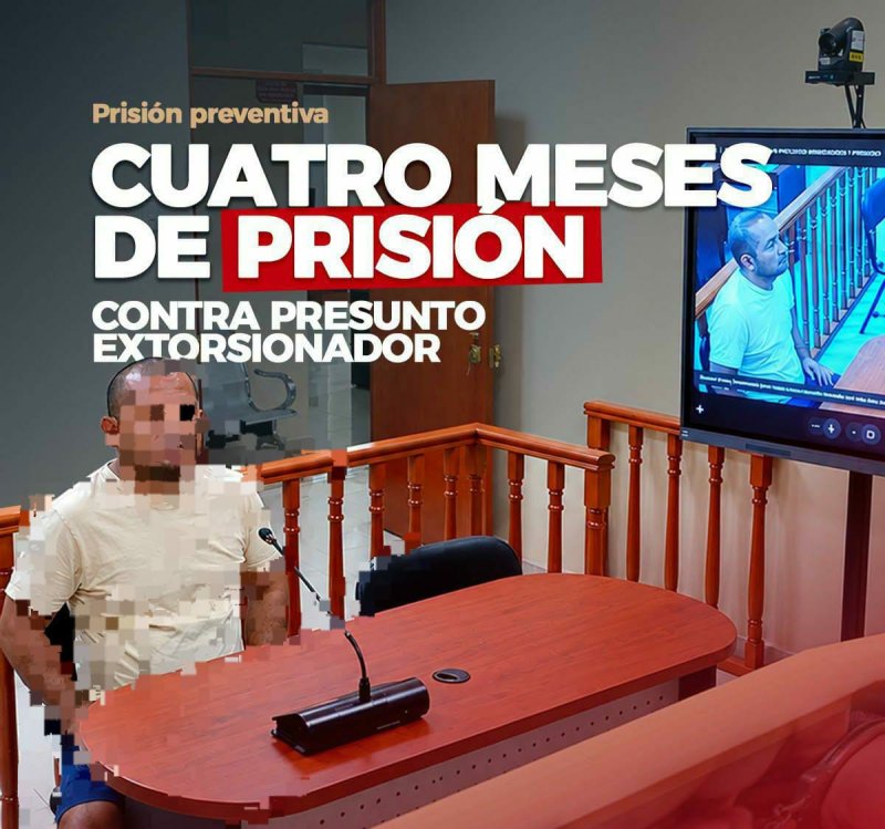Nuevo Chimbote: dictan prisión preventiva contra presunto extorsionador