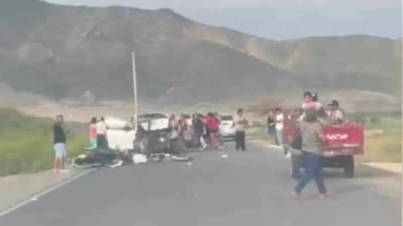 Pescador pierde la vida tras violento choque entre motocicleta y automóvil en Samanco