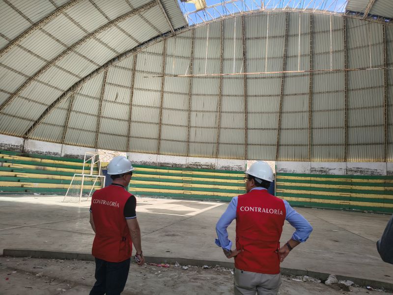 Contraloría impulsa reactivación del coliseo municipal de Coishco mediante el control preventivo