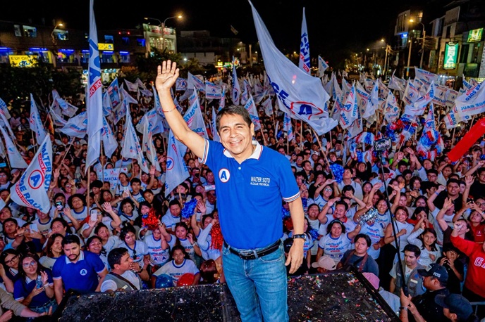 Walter Soto es el virtual alcalde de la Municipalidad Provincial del Santa