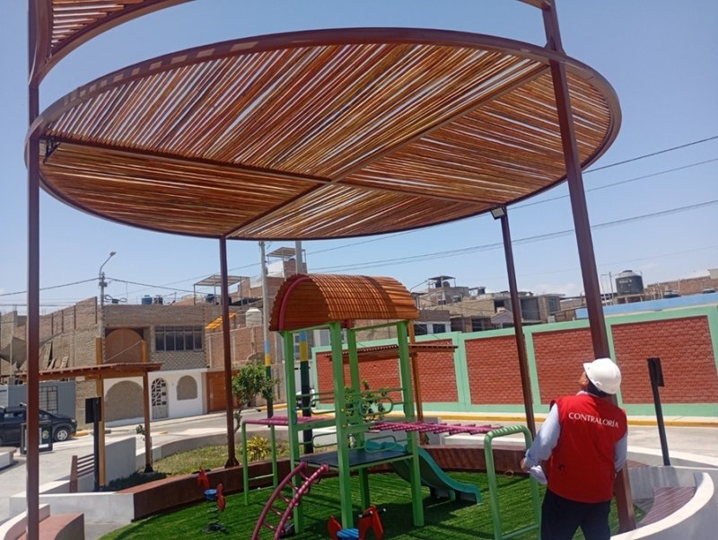 Contraloría advierte que obra de parque recreacional fue recibida por comuna de Nuevo Chimbote con deficiencias
