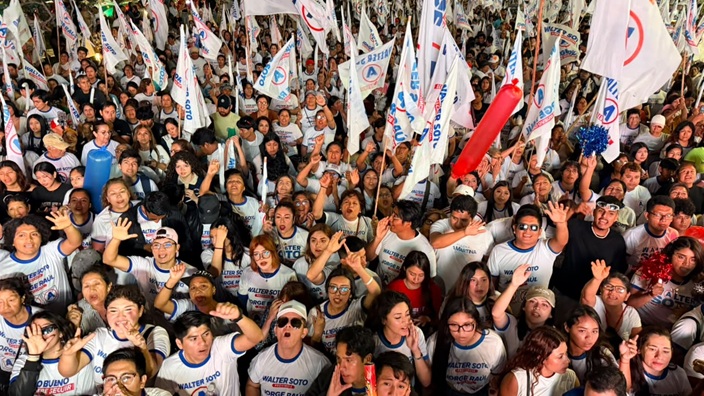 Walter Soto en cierre de campaña : “Hoy los resultados nos dan la razón y Nuevo Chimbote quiere seguir avanzando”