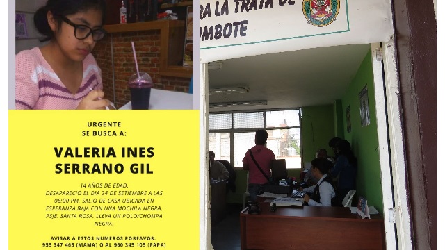 Alumna del colegio Mundo Mejor desaparece en Chimbote y familiares piden apoyo