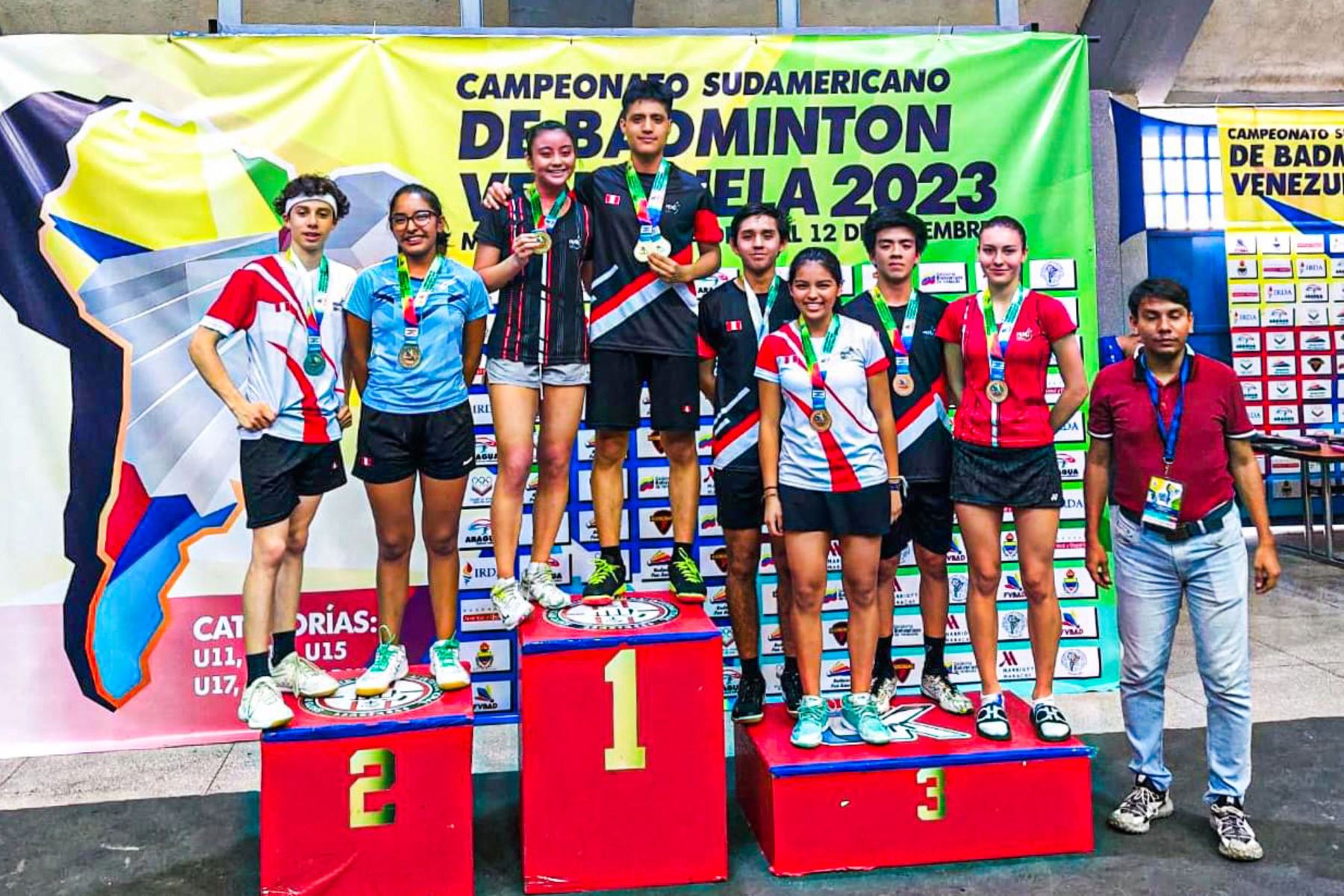 Equipo de bádminton gana 58 medallas en Campeonato Sudamericano Adulto y Juvenil 2023