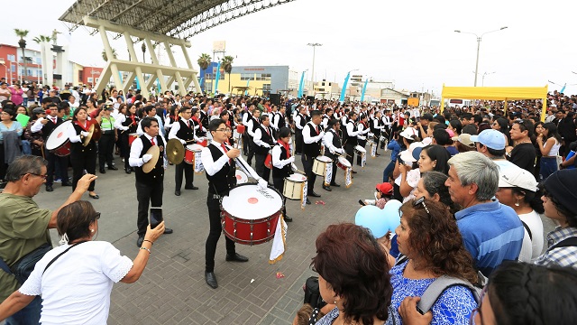 Chimbote: festival de bandas de exalumnos reunió 14 colegios de la provincia