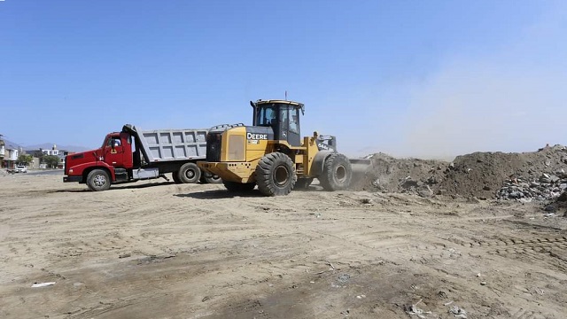 Chimbote: acondicionan “Pampa del hambre” para reubicar a comerciantes de jirón Tumbes