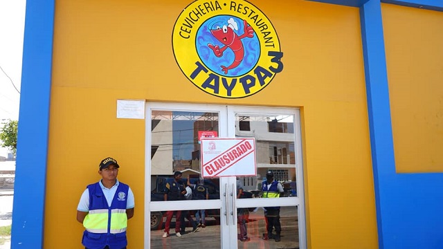 Nuevo Chimbote: cevichería que funcionaba sin licencia fue clausurada y multada