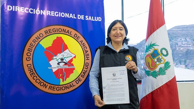Designan a nueva titular en la Dirección Regional de Salud de Áncash