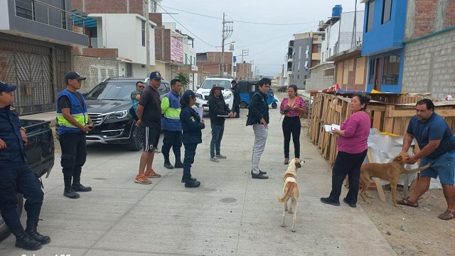 Realizan operativo para verificar tenencia responsable de canes en Nuevo Chimbote
