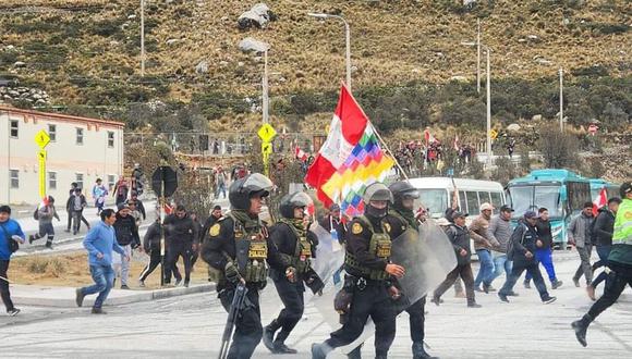 Delincuentes tomaron a la fuerza campamento de la Compañía Minera Antamina