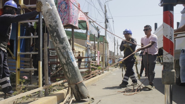 Multan con más de S/123 mil a Telefónica por caída de poste en Nuevo Chimbote