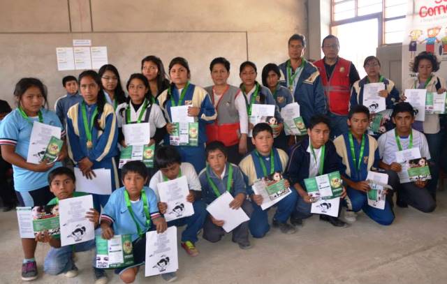 Defensores Escolares de Tangay Medio fueron juramentados por Demuna