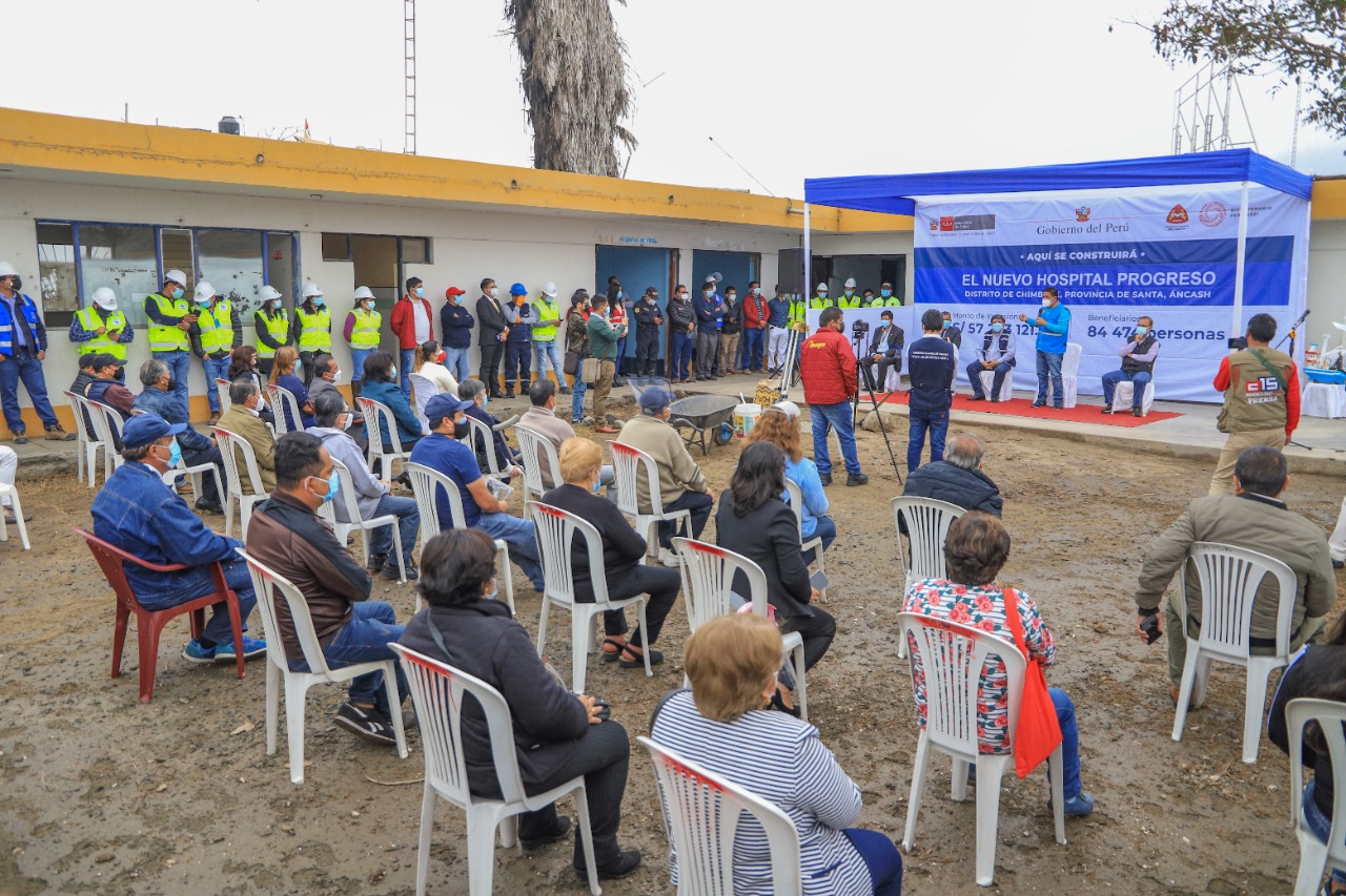 Pronis inició la construcción del Hospital Progreso en Chimbote