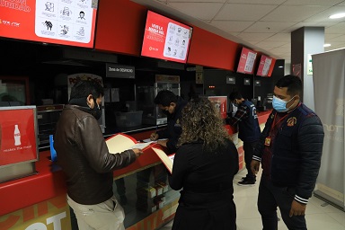 Verifican que Cinestar de Chimbote cumpla con protocolos de bioseguridad tras reabrir sus puertas  