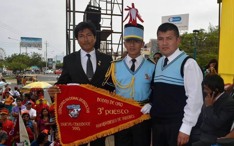 Ganadores del Concurso Nacional de Escoltas en Nuevo Chimbote