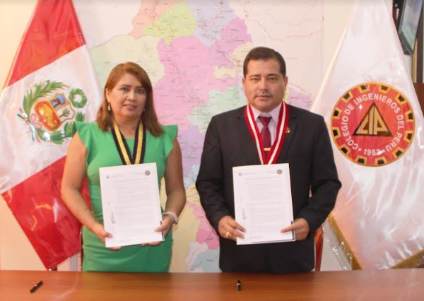 UCV suscribe alianza estratégica con el Colegio de Ingenieros -Consejo Departamental Áncash
