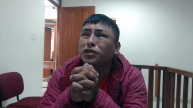 Chimbote: dictan nueve meses de prisión a sujeto hallado con balas, y rompe en llanto
