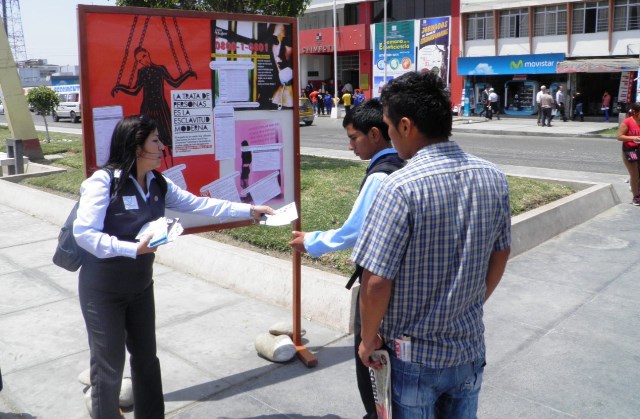 Realizan campaña informativa contra la trata de personas‏ 