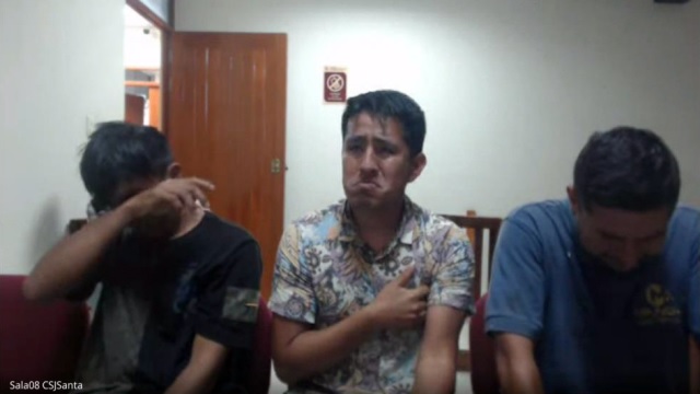 Chimbote: asaltantes lloran en audiencia para no ir a la cárcel porque era “su primera vez”