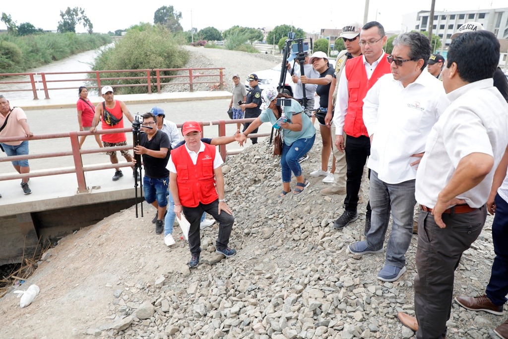 Contralor Shack verificó que obra de protección de defensa ribereña en Huarmey muestra 0% de ejecución