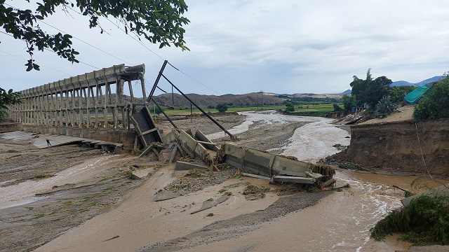 Chimbote: canal aéreo de Cascajal se desploma y deja sin agua cientos de cultivos