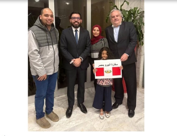 Niña peruana rescatada de Franja de Gaza agradece evacuación