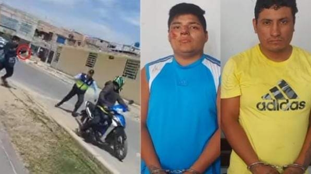 Prisión preventiva para asaltantes de agente bancario que apuntaron con arma a sereno en Nuevo Chimbote 