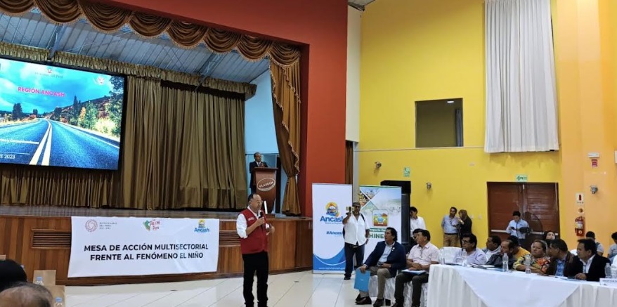 MTC organizó Mesa de Acción Multisectorial en Áncash para enfrentar al fenómeno de El Niño