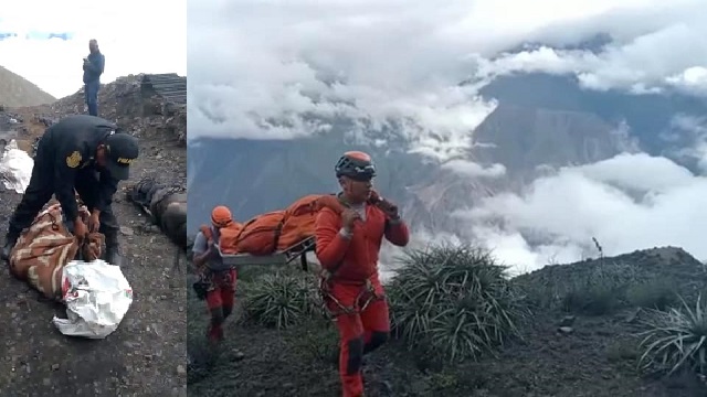 Áncash: cinco personas fallecen al caer a un abismo de mil metros tras despiste de vehículo en Corongo