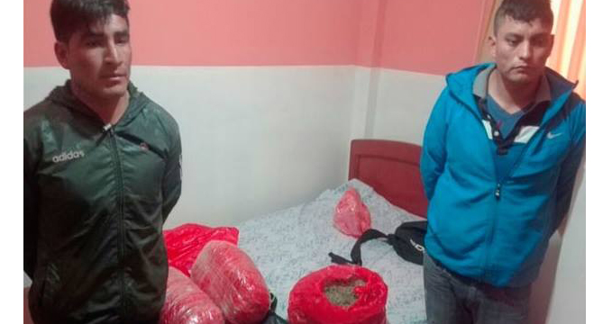 Chimbote: sujetos capturados con droga dentro de un hostal son condenados a 8 y 10 años de cárcel