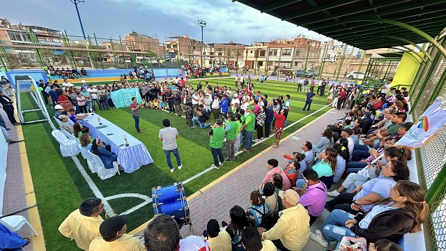 Inauguran complejo deportivo en Casuarinas II Etapa de Nuevo Chimbote