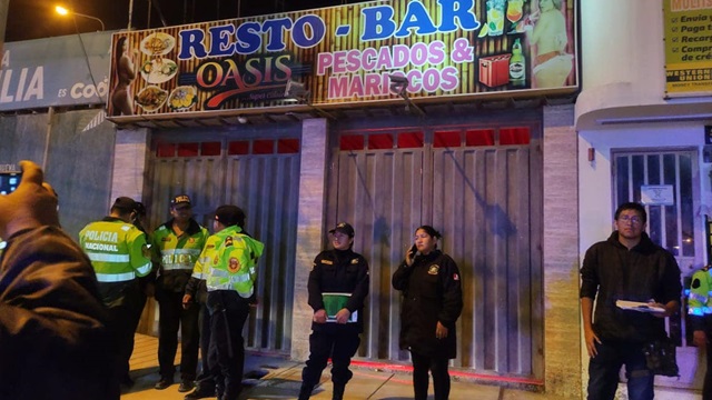 Hallan a menores de edad consumiendo alcohol durante operativo a locales nocturnos en Nuevo Chimbote