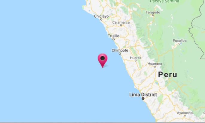 Sismo de magnitud 5.5 reportado al suroeste de Chimbote fue percibido de moderado a fuerte