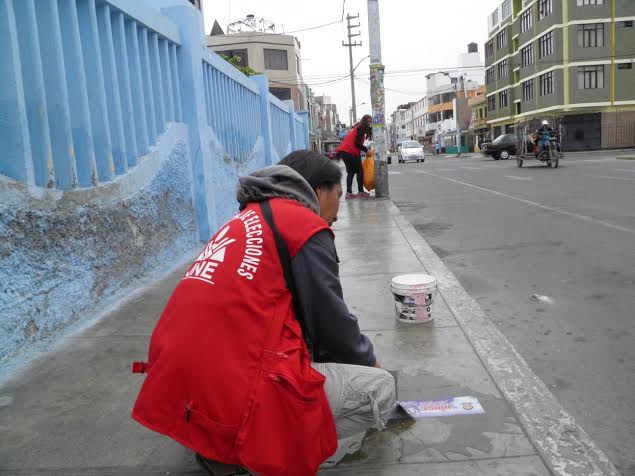 Chimbote: 142 fiscalizadores del JEE del Santa retiran propaganda electoral cerca de los colegios