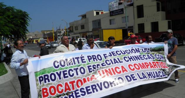 Frente agrario del Santa se movilizará para que Chinecas se ejecute con bocatoma única compartida